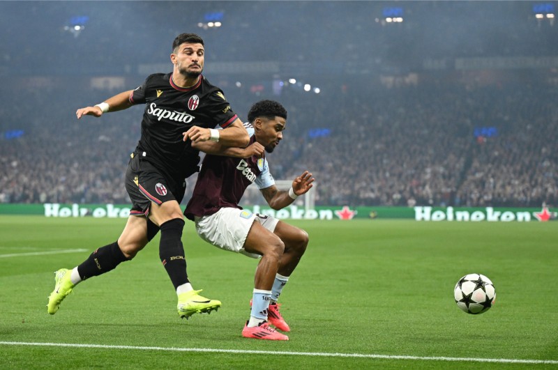 Bologna bị đánh giá thấp hơn Aston Villa